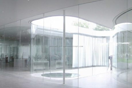 curved architectural glass